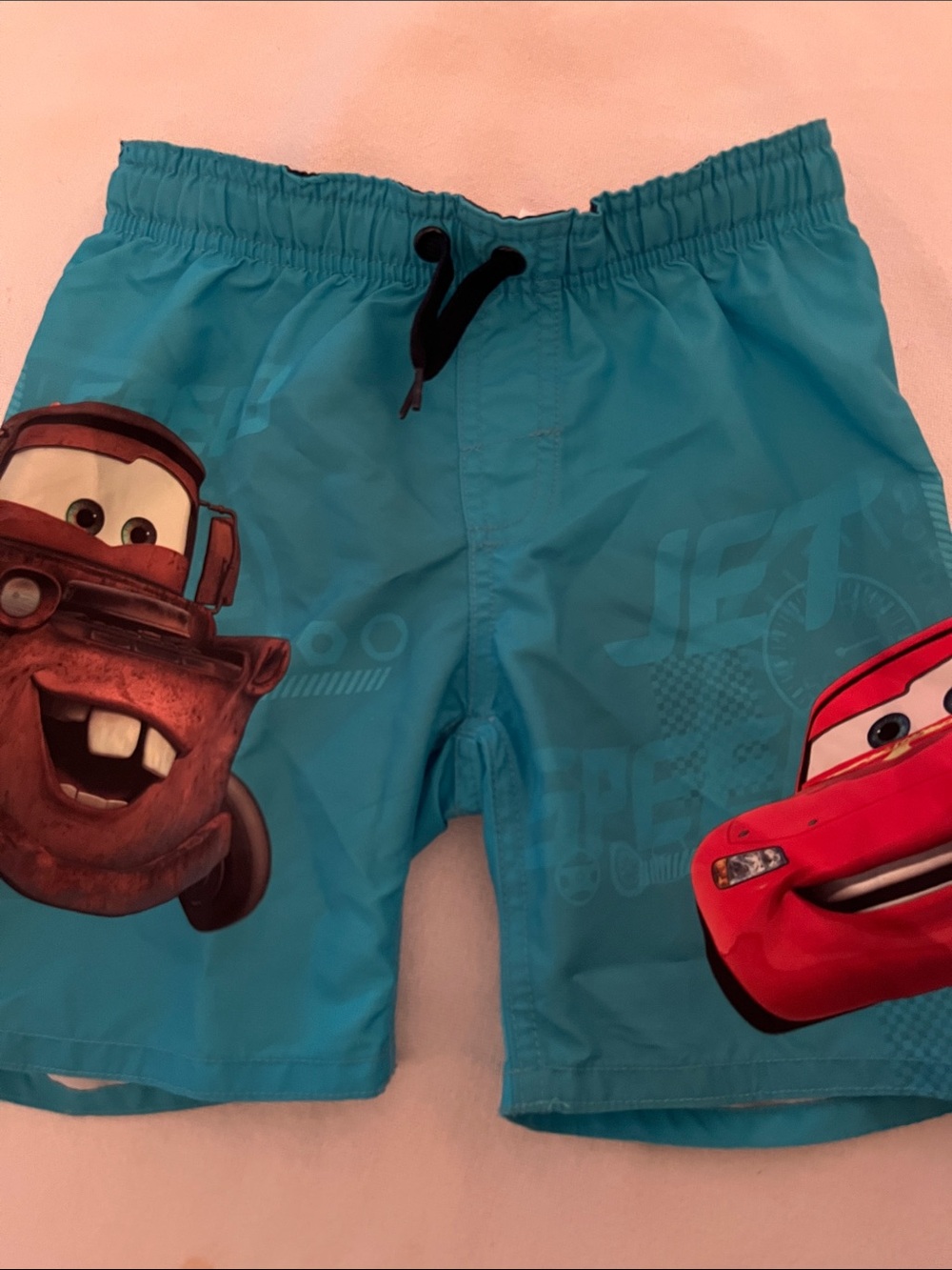 Swim shorts Disney Cars boys new size 6-8Y H&M polyester shell & lining